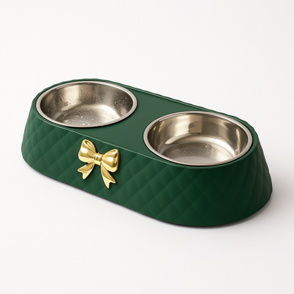 Dubbele Voer- & Drinkbak voor Honden en Katten – Antislip & Duurzaam Ontwerp