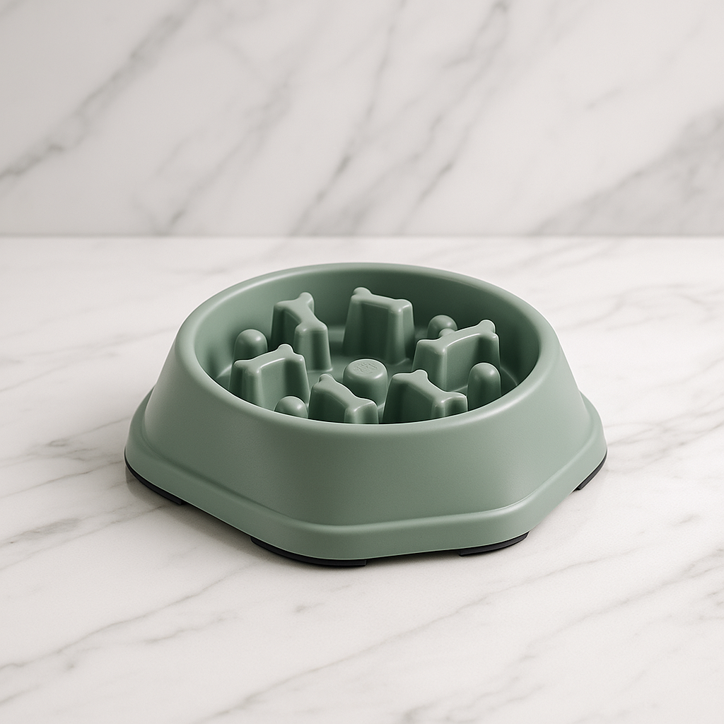 Slowfeeder Hondenbak – Anti-schrok Voerbak voor Kleine en Middelgrote Honden